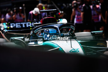 2024-05-25 - 63 RUSSELL George (gbr), Mercedes AMG F1 Team W15, action during the Formula 1 Grand Prix de Monaco 2024, 8th round of the 2024 Formula One World Championship from May 23 to 26, 2024 on the Circuit de Monaco, in Monaco - F1 - MONACO GRAND PRIX 2024 - FORMULA 1 - MOTORS