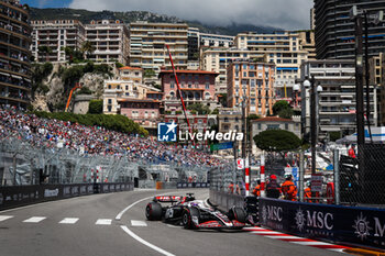 2024-05-25 - 20 MAGNUSSEN Kevin (den), Haas F1 Team VF-24 Ferrari, action during the Formula 1 Grand Prix de Monaco 2024, 8th round of the 2024 Formula One World Championship from May 23 to 26, 2024 on the Circuit de Monaco, in Monaco - F1 - MONACO GRAND PRIX 2024 - FORMULA 1 - MOTORS