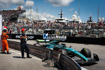 2024-05-25 - 14 ALONSO Fernando (spa), Aston Martin F1 Team AMR24, action during the Formula 1 Grand Prix de Monaco 2024, 8th round of the 2024 Formula One World Championship from May 23 to 26, 2024 on the Circuit de Monaco, in Monaco - F1 - MONACO GRAND PRIX 2024 - FORMULA 1 - MOTORS