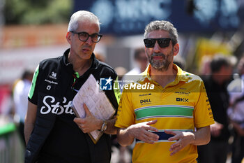 2024-05-25 - KRACK Mike (ger), Team Principal and CEO of Aston Martin F1 Team, STELLA Andrea (ita), Team Principal of McLaren F1 Team, portrait during the Formula 1 Grand Prix de Monaco 2024, 8th round of the 2024 Formula One World Championship from May 23 to 26, 2024 on the Circuit de Monaco, in Monaco - F1 - MONACO GRAND PRIX 2024 - FORMULA 1 - MOTORS