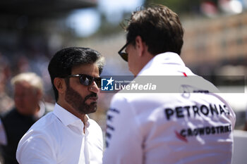 2024-05-25 - BEN SULAYEM Mohammed (uae), President of the FIA and WOLFF Toto (aut), Team Principal & CEO of Mercedes AMG F1 Team, portrait during the Formula 1 Grand Prix de Monaco 2024, 8th round of the 2024 Formula One World Championship from May 23 to 26, 2024 on the Circuit de Monaco, in Monaco - F1 - MONACO GRAND PRIX 2024 - FORMULA 1 - MOTORS