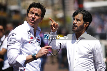 2024-05-25 - BEN SULAYEM Mohammed (uae), President of the FIA and WOLFF Toto (aut), Team Principal & CEO of Mercedes AMG F1 Team, portrait during the Formula 1 Grand Prix de Monaco 2024, 8th round of the 2024 Formula One World Championship from May 23 to 26, 2024 on the Circuit de Monaco, in Monaco - F1 - MONACO GRAND PRIX 2024 - FORMULA 1 - MOTORS