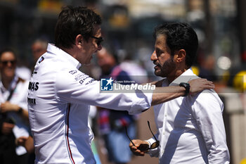 2024-05-25 - BEN SULAYEM Mohammed (uae), President of the FIA and WOLFF Toto (aut), Team Principal & CEO of Mercedes AMG F1 Team, portrait during the Formula 1 Grand Prix de Monaco 2024, 8th round of the 2024 Formula One World Championship from May 23 to 26, 2024 on the Circuit de Monaco, in Monaco - F1 - MONACO GRAND PRIX 2024 - FORMULA 1 - MOTORS