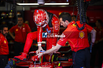 2024-05-25 - LECLERC Charles (mco), Scuderia Ferrari SF-24, portrait during the Formula 1 Grand Prix de Monaco 2024, 8th round of the 2024 Formula One World Championship from May 23 to 26, 2024 on the Circuit de Monaco, in Monaco - F1 - MONACO GRAND PRIX 2024 - FORMULA 1 - MOTORS