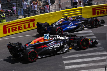 2024-05-25 - 01 VERSTAPPEN Max (nld), Red Bull Racing RB20 and 02 SARGEANT Logan (usa), Williams Racing FW46, action during the Formula 1 Grand Prix de Monaco 2024, 8th round of the 2024 Formula One World Championship from May 23 to 26, 2024 on the Circuit de Monaco, in Monaco - F1 - MONACO GRAND PRIX 2024 - FORMULA 1 - MOTORS