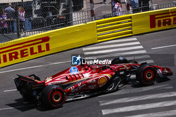 2024-05-25 - 16 LECLERC Charles (mco), Scuderia Ferrari SF-24, action during the Formula 1 Grand Prix de Monaco 2024, 8th round of the 2024 Formula One World Championship from May 23 to 26, 2024 on the Circuit de Monaco, in Monaco - F1 - MONACO GRAND PRIX 2024 - FORMULA 1 - MOTORS