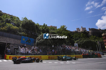 2024-05-25 - 01 VERSTAPPEN Max (nld), Red Bull Racing RB20 and 18 STROLL Lance (can), Aston Martin F1 Team AMR24, action during the Formula 1 Grand Prix de Monaco 2024, 8th round of the 2024 Formula One World Championship from May 23 to 26, 2024 on the Circuit de Monaco, in Monaco - F1 - MONACO GRAND PRIX 2024 - FORMULA 1 - MOTORS