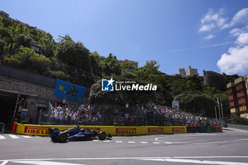 2024-05-25 - 23 ALBON Alexander (tha), Williams Racing FW45, action during the Formula 1 Grand Prix de Monaco 2024, 8th round of the 2024 Formula One World Championship from May 23 to 26, 2024 on the Circuit de Monaco, in Monaco - F1 - MONACO GRAND PRIX 2024 - FORMULA 1 - MOTORS