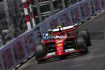 2024-05-25 - 55 SAINZ Carlos (spa), Scuderia Ferrari SF-24, action during the Formula 1 Grand Prix de Monaco 2024, 8th round of the 2024 Formula One World Championship from May 23 to 26, 2024 on the Circuit de Monaco, in Monaco - F1 - MONACO GRAND PRIX 2024 - FORMULA 1 - MOTORS