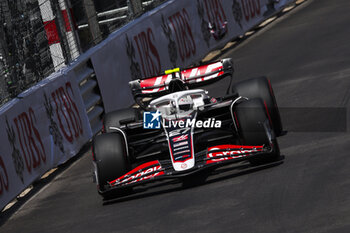 2024-05-25 - 27 HULKENBERG Nico (ger), Haas F1 Team VF-24 Ferrari, action during the Formula 1 Grand Prix de Monaco 2024, 8th round of the 2024 Formula One World Championship from May 23 to 26, 2024 on the Circuit de Monaco, in Monaco - F1 - MONACO GRAND PRIX 2024 - FORMULA 1 - MOTORS