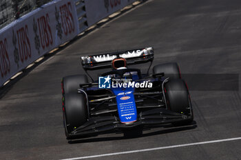 2024-05-25 - 23 ALBON Alexander (tha), Williams Racing FW45, action during the Formula 1 Grand Prix de Monaco 2024, 8th round of the 2024 Formula One World Championship from May 23 to 26, 2024 on the Circuit de Monaco, in Monaco - F1 - MONACO GRAND PRIX 2024 - FORMULA 1 - MOTORS