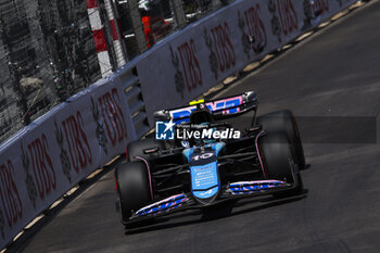 2024-05-25 - 10 GASLY Pierre (fra), Alpine F1 Team A524, action during the Formula 1 Grand Prix de Monaco 2024, 8th round of the 2024 Formula One World Championship from May 23 to 26, 2024 on the Circuit de Monaco, in Monaco - F1 - MONACO GRAND PRIX 2024 - FORMULA 1 - MOTORS