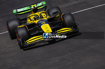 2024-05-25 - 04 NORRIS Lando (gbr), McLaren F1 Team MCL38, action during the Formula 1 Grand Prix de Monaco 2024, 8th round of the 2024 Formula One World Championship from May 23 to 26, 2024 on the Circuit de Monaco, in Monaco - F1 - MONACO GRAND PRIX 2024 - FORMULA 1 - MOTORS