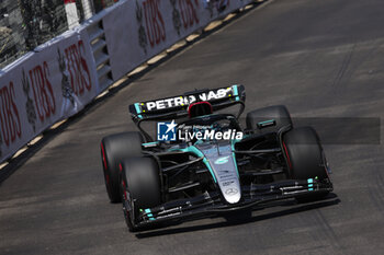 2024-05-25 - 63 RUSSELL George (gbr), Mercedes AMG F1 Team W15, action during the Formula 1 Grand Prix de Monaco 2024, 8th round of the 2024 Formula One World Championship from May 23 to 26, 2024 on the Circuit de Monaco, in Monaco - F1 - MONACO GRAND PRIX 2024 - FORMULA 1 - MOTORS