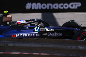 2024-05-25 - 02 SARGEANT Logan (usa), Williams Racing FW46, action during the Formula 1 Grand Prix de Monaco 2024, 8th round of the 2024 Formula One World Championship from May 23 to 26, 2024 on the Circuit de Monaco, in Monaco - F1 - MONACO GRAND PRIX 2024 - FORMULA 1 - MOTORS