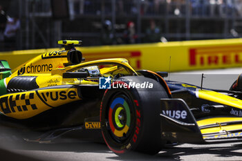 2024-05-25 - 04 NORRIS Lando (gbr), McLaren F1 Team MCL38, action during the Formula 1 Grand Prix de Monaco 2024, 8th round of the 2024 Formula One World Championship from May 23 to 26, 2024 on the Circuit de Monaco, in Monaco - F1 - MONACO GRAND PRIX 2024 - FORMULA 1 - MOTORS