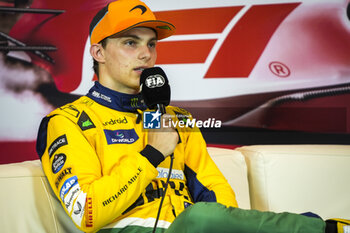 2024-05-25 - PIASTRI Oscar (aus), McLaren F1 Team MCL38, portrait, press conference during the Formula 1 Grand Prix de Monaco 2024, 8th round of the 2024 Formula One World Championship from May 23 to 26, 2024 on the Circuit de Monaco, in Monaco - F1 - MONACO GRAND PRIX 2024 - FORMULA 1 - MOTORS