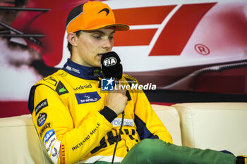 2024-05-25 - PIASTRI Oscar (aus), McLaren F1 Team MCL38, portrait, press conference during the Formula 1 Grand Prix de Monaco 2024, 8th round of the 2024 Formula One World Championship from May 23 to 26, 2024 on the Circuit de Monaco, in Monaco - F1 - MONACO GRAND PRIX 2024 - FORMULA 1 - MOTORS