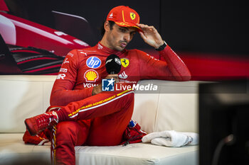 2024-05-25 - SAINZ Carlos (spa), Scuderia Ferrari SF-24, portrait, press conference during the Formula 1 Grand Prix de Monaco 2024, 8th round of the 2024 Formula One World Championship from May 23 to 26, 2024 on the Circuit de Monaco, in Monaco - F1 - MONACO GRAND PRIX 2024 - FORMULA 1 - MOTORS