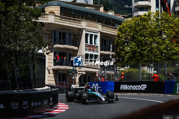 2024-05-25 - 63 RUSSELL George (gbr), Mercedes AMG F1 Team W15, action during the Formula 1 Grand Prix de Monaco 2024, 8th round of the 2024 Formula One World Championship from May 23 to 26, 2024 on the Circuit de Monaco, in Monaco - F1 - MONACO GRAND PRIX 2024 - FORMULA 1 - MOTORS