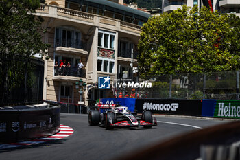 2024-05-25 - 20 MAGNUSSEN Kevin (den), Haas F1 Team VF-24 Ferrari, action during the Formula 1 Grand Prix de Monaco 2024, 8th round of the 2024 Formula One World Championship from May 23 to 26, 2024 on the Circuit de Monaco, in Monaco - F1 - MONACO GRAND PRIX 2024 - FORMULA 1 - MOTORS