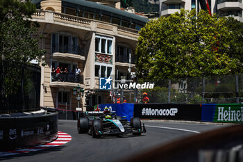 2024-05-25 - 44 HAMILTON Lewis (gbr), Mercedes AMG F1 Team W15, action during the Formula 1 Grand Prix de Monaco 2024, 8th round of the 2024 Formula One World Championship from May 23 to 26, 2024 on the Circuit de Monaco, in Monaco - F1 - MONACO GRAND PRIX 2024 - FORMULA 1 - MOTORS