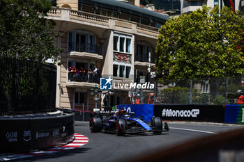 2024-05-25 - 23 ALBON Alexander (tha), Williams Racing FW45, action during the Formula 1 Grand Prix de Monaco 2024, 8th round of the 2024 Formula One World Championship from May 23 to 26, 2024 on the Circuit de Monaco, in Monaco - F1 - MONACO GRAND PRIX 2024 - FORMULA 1 - MOTORS