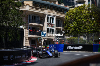 2024-05-25 - 02 SARGEANT Logan (usa), Williams Racing FW46, action during the Formula 1 Grand Prix de Monaco 2024, 8th round of the 2024 Formula One World Championship from May 23 to 26, 2024 on the Circuit de Monaco, in Monaco - F1 - MONACO GRAND PRIX 2024 - FORMULA 1 - MOTORS