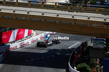 2024-05-25 - 27 HULKENBERG Nico (ger), Haas F1 Team VF-24 Ferrari, action during the Formula 1 Grand Prix de Monaco 2024, 8th round of the 2024 Formula One World Championship from May 23 to 26, 2024 on the Circuit de Monaco, in Monaco - F1 - MONACO GRAND PRIX 2024 - FORMULA 1 - MOTORS