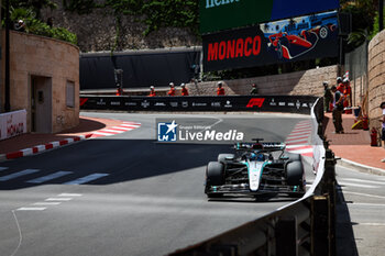 2024-05-25 - 63 RUSSELL George (gbr), Mercedes AMG F1 Team W15, action during the Formula 1 Grand Prix de Monaco 2024, 8th round of the 2024 Formula One World Championship from May 23 to 26, 2024 on the Circuit de Monaco, in Monaco - F1 - MONACO GRAND PRIX 2024 - FORMULA 1 - MOTORS