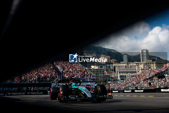 2024-05-25 - 63 RUSSELL George (gbr), Mercedes AMG F1 Team W15, action during the Formula 1 Grand Prix de Monaco 2024, 8th round of the 2024 Formula One World Championship from May 23 to 26, 2024 on the Circuit de Monaco, in Monaco - F1 - MONACO GRAND PRIX 2024 - FORMULA 1 - MOTORS