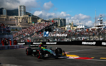 2024-05-25 - 44 HAMILTON Lewis (gbr), Mercedes AMG F1 Team W15, action during the Formula 1 Grand Prix de Monaco 2024, 8th round of the 2024 Formula One World Championship from May 23 to 26, 2024 on the Circuit de Monaco, in Monaco - F1 - MONACO GRAND PRIX 2024 - FORMULA 1 - MOTORS