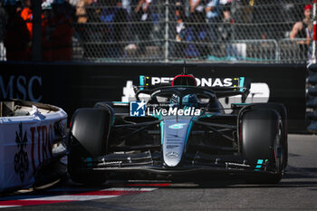 2024-05-25 - 63 RUSSELL George (gbr), Mercedes AMG F1 Team W15, action during the Formula 1 Grand Prix de Monaco 2024, 8th round of the 2024 Formula One World Championship from May 23 to 26, 2024 on the Circuit de Monaco, in Monaco - F1 - MONACO GRAND PRIX 2024 - FORMULA 1 - MOTORS