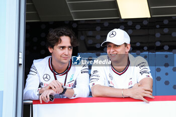 2024-05-25 - GUTIERREZ Esteban (mex), Development Driver of Mercedes AMG F1 Team, SCHUMACHER Mick (ger), Reserve Driver of Mercedes AMG F1 Team, portrait during the Formula 1 Grand Prix de Monaco 2024, 8th round of the 2024 Formula One World Championship from May 23 to 26, 2024 on the Circuit de Monaco, in Monaco - F1 - MONACO GRAND PRIX 2024 - FORMULA 1 - MOTORS