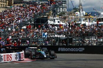 2024-05-25 - 44 HAMILTON Lewis (gbr), Mercedes AMG F1 Team W15, action during the Formula 1 Grand Prix de Monaco 2024, 8th round of the 2024 Formula One World Championship from May 23 to 26, 2024 on the Circuit de Monaco, in Monaco - F1 - MONACO GRAND PRIX 2024 - FORMULA 1 - MOTORS