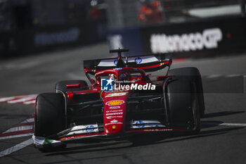 2024-05-25 - 16 LECLERC Charles (mco), Scuderia Ferrari SF-24, action during the Formula 1 Grand Prix de Monaco 2024, 8th round of the 2024 Formula One World Championship from May 23 to 26, 2024 on the Circuit de Monaco, in Monaco - F1 - MONACO GRAND PRIX 2024 - FORMULA 1 - MOTORS