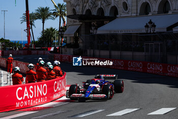 2024-05-25 - 03 RICCIARDO Daniel (aus), Visa Cash App RB F1 Team VCARB 01, action during the Formula 1 Grand Prix de Monaco 2024, 8th round of the 2024 Formula One World Championship from May 23 to 26, 2024 on the Circuit de Monaco, in Monaco - F1 - MONACO GRAND PRIX 2024 - FORMULA 1 - MOTORS