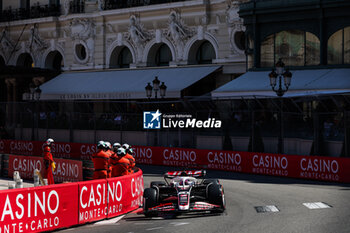 2024-05-25 - 20 MAGNUSSEN Kevin (den), Haas F1 Team VF-24 Ferrari, action during the Formula 1 Grand Prix de Monaco 2024, 8th round of the 2024 Formula One World Championship from May 23 to 26, 2024 on the Circuit de Monaco, in Monaco - F1 - MONACO GRAND PRIX 2024 - FORMULA 1 - MOTORS