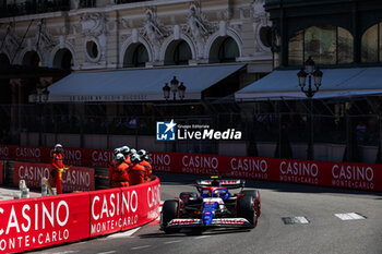 2024-05-25 - 22 TSUNODA Yuki (jap), Visa Cash App RB F1 Team VCARB 01, action during the Formula 1 Grand Prix de Monaco 2024, 8th round of the 2024 Formula One World Championship from May 23 to 26, 2024 on the Circuit de Monaco, in Monaco - F1 - MONACO GRAND PRIX 2024 - FORMULA 1 - MOTORS