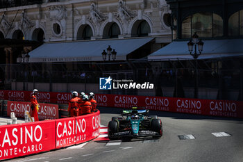 2024-05-25 - 14 ALONSO Fernando (spa), Aston Martin F1 Team AMR24, action during the Formula 1 Grand Prix de Monaco 2024, 8th round of the 2024 Formula One World Championship from May 23 to 26, 2024 on the Circuit de Monaco, in Monaco - F1 - MONACO GRAND PRIX 2024 - FORMULA 1 - MOTORS