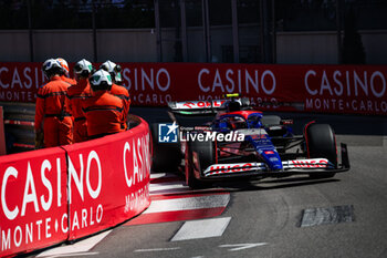 2024-05-25 - 22 TSUNODA Yuki (jap), Visa Cash App RB F1 Team VCARB 01, action during the Formula 1 Grand Prix de Monaco 2024, 8th round of the 2024 Formula One World Championship from May 23 to 26, 2024 on the Circuit de Monaco, in Monaco - F1 - MONACO GRAND PRIX 2024 - FORMULA 1 - MOTORS