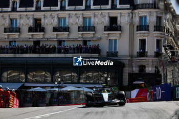 2024-05-25 - 44 HAMILTON Lewis (gbr), Mercedes AMG F1 Team W15, action during the Formula 1 Grand Prix de Monaco 2024, 8th round of the 2024 Formula One World Championship from May 23 to 26, 2024 on the Circuit de Monaco, in Monaco - F1 - MONACO GRAND PRIX 2024 - FORMULA 1 - MOTORS