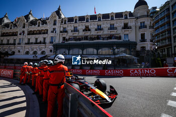 2024-05-25 - 01 VERSTAPPEN Max (nld), Red Bull Racing RB20, action during the Formula 1 Grand Prix de Monaco 2024, 8th round of the 2024 Formula One World Championship from May 23 to 26, 2024 on the Circuit de Monaco, in Monaco - F1 - MONACO GRAND PRIX 2024 - FORMULA 1 - MOTORS