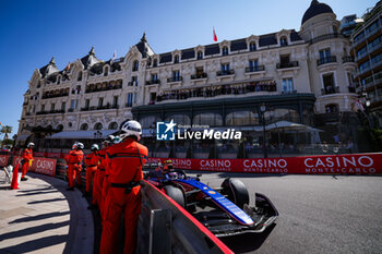 2024-05-25 - 02 SARGEANT Logan (usa), Williams Racing FW46, action during the Formula 1 Grand Prix de Monaco 2024, 8th round of the 2024 Formula One World Championship from May 23 to 26, 2024 on the Circuit de Monaco, in Monaco - F1 - MONACO GRAND PRIX 2024 - FORMULA 1 - MOTORS