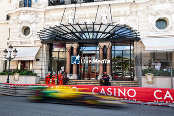 2024-05-25 - 81 PIASTRI Oscar (aus), McLaren F1 Team MCL38, action during the Formula 1 Grand Prix de Monaco 2024, 8th round of the 2024 Formula One World Championship from May 23 to 26, 2024 on the Circuit de Monaco, in Monaco - F1 - MONACO GRAND PRIX 2024 - FORMULA 1 - MOTORS