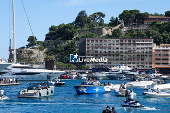 2024-05-25 - Visa Cash App RB F1 Team boat in the port during the Formula 1 Grand Prix de Monaco 2024, 8th round of the 2024 Formula One World Championship from May 23 to 26, 2024 on the Circuit de Monaco, in Monaco - F1 - MONACO GRAND PRIX 2024 - FORMULA 1 - MOTORS