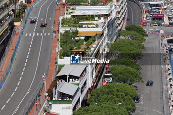 2024-05-25 - 01 VERSTAPPEN Max (nld), Red Bull Racing RB20 and 14 ALONSO Fernando (spa), Aston Martin F1 Team AMR24, action during the Formula 1 Grand Prix de Monaco 2024, 8th round of the 2024 Formula One World Championship from May 23 to 26, 2024 on the Circuit de Monaco, in Monaco - F1 - MONACO GRAND PRIX 2024 - FORMULA 1 - MOTORS