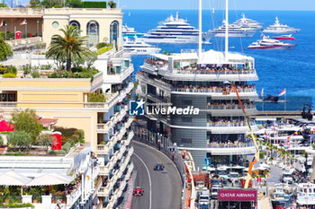 2024-05-25 - 55 SAINZ Carlos (spa), Scuderia Ferrari SF-24, action during the Formula 1 Grand Prix de Monaco 2024, 8th round of the 2024 Formula One World Championship from May 23 to 26, 2024 on the Circuit de Monaco, in Monaco - F1 - MONACO GRAND PRIX 2024 - FORMULA 1 - MOTORS