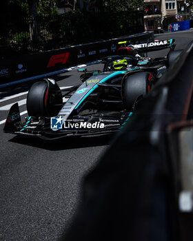 2024-05-25 - 44 HAMILTON Lewis (gbr), Mercedes AMG F1 Team W15, action during the Formula 1 Grand Prix de Monaco 2024, 8th round of the 2024 Formula One World Championship from May 23 to 26, 2024 on the Circuit de Monaco, in Monaco - F1 - MONACO GRAND PRIX 2024 - FORMULA 1 - MOTORS