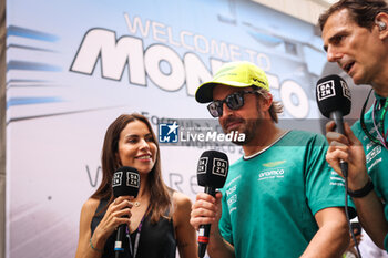 2024-05-26 - ALONSO Fernando (spa), Aston Martin F1 Team AMR24, portrait during the Formula 1 Grand Prix de Monaco 2024, 8th round of the 2024 Formula One World Championship from May 23 to 26, 2024 on the Circuit de Monaco, in Monaco - F1 - MONACO GRAND PRIX 2024 - FORMULA 1 - MOTORS